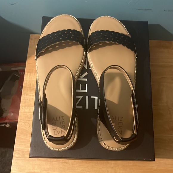 Gionni sandals from Naturalizer. Color is black synthetic. - Picture 2 of 4